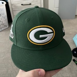 Packers fitted hat. Size 7 1/4